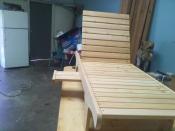 Click to enlarge image this chaise is unstained Cedar - Chaise lounge - Cedar