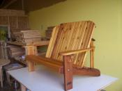 Click to enlarge image  - Adirondack Loveseat - Designed for love birds with room for two to curl up in!